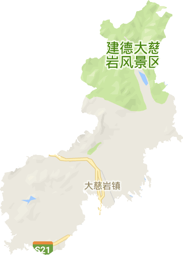 大慈岩镇电子地图