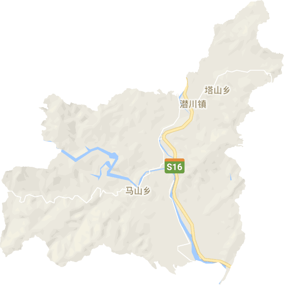 潜川镇电子地图