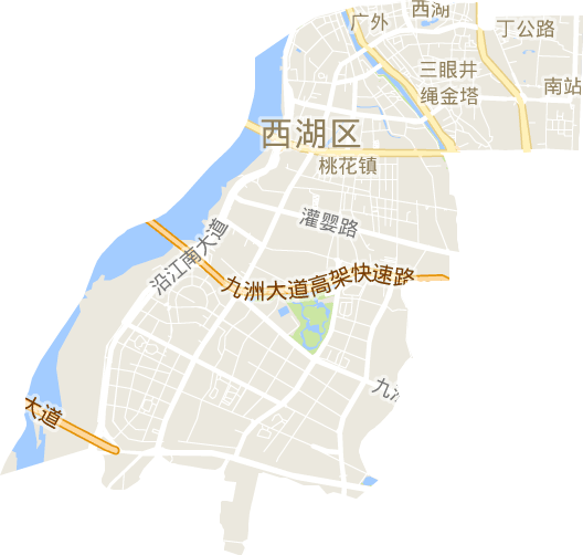 西湖区电子地图