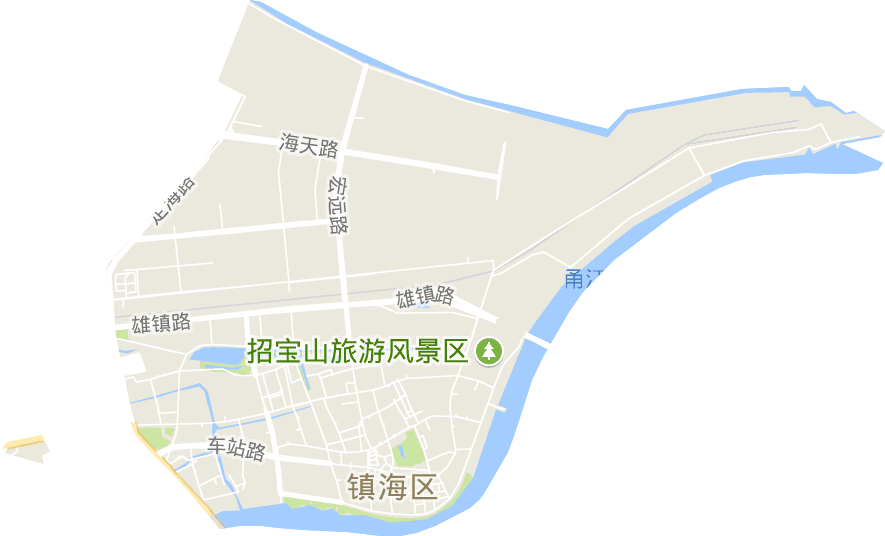 招宝山街道电子地图
