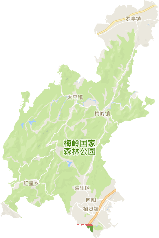 红谷滩区电子地图