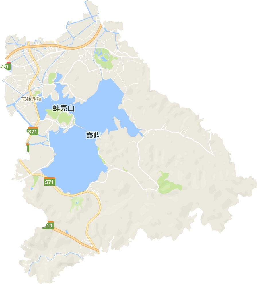 东钱湖镇电子地图