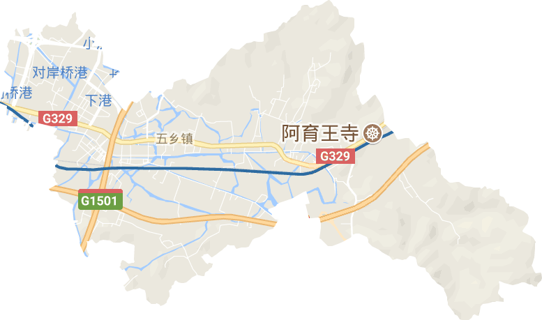 五乡镇电子地图