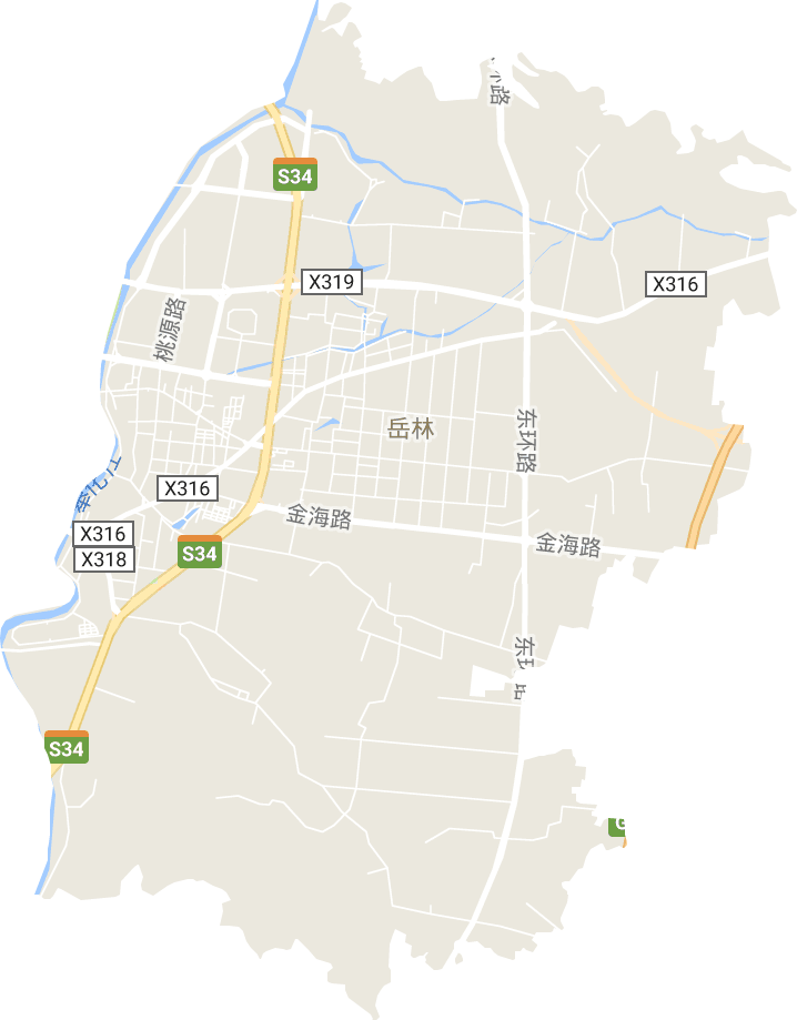 岳林街道电子地图