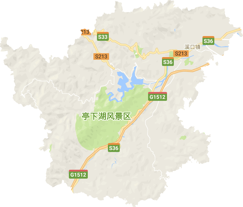 溪口镇电子地图