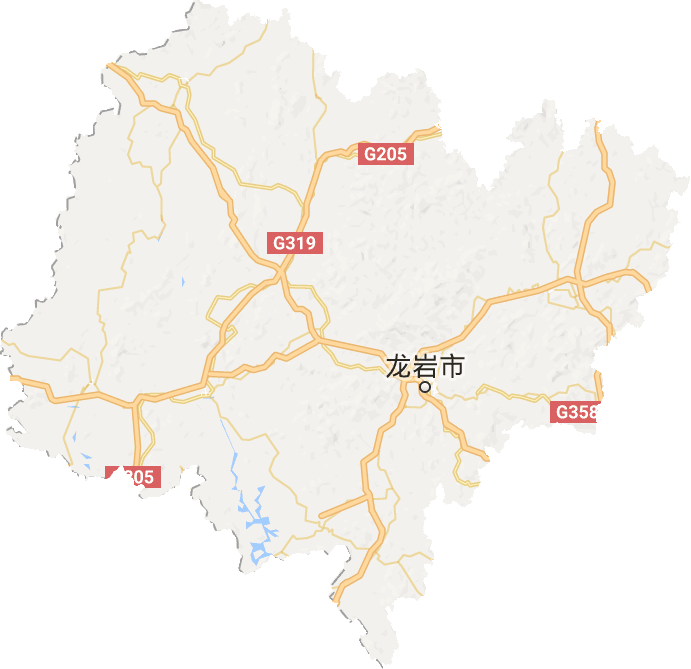 龙岩市电子地图