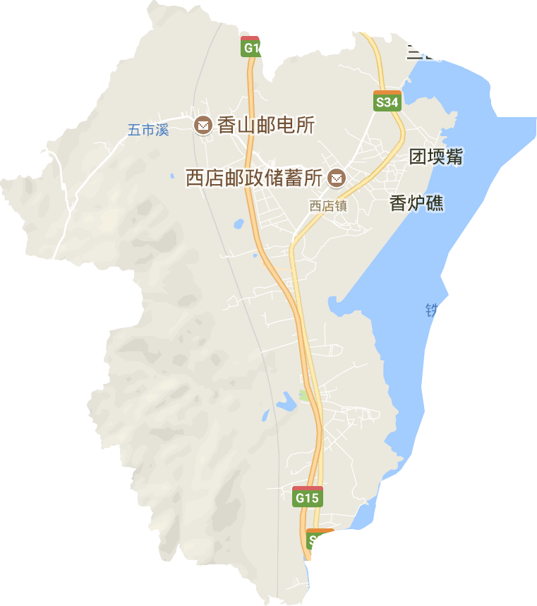西店镇电子地图
