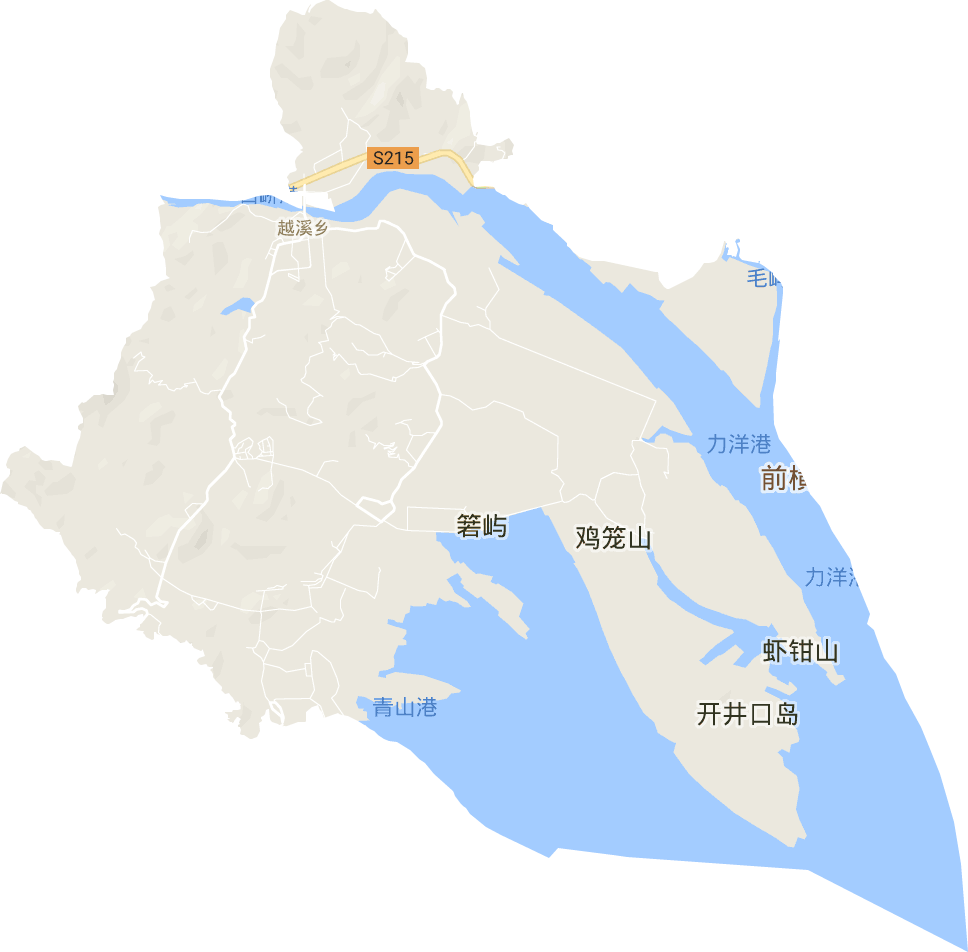越溪乡电子地图