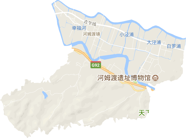 河姆渡镇电子地图
