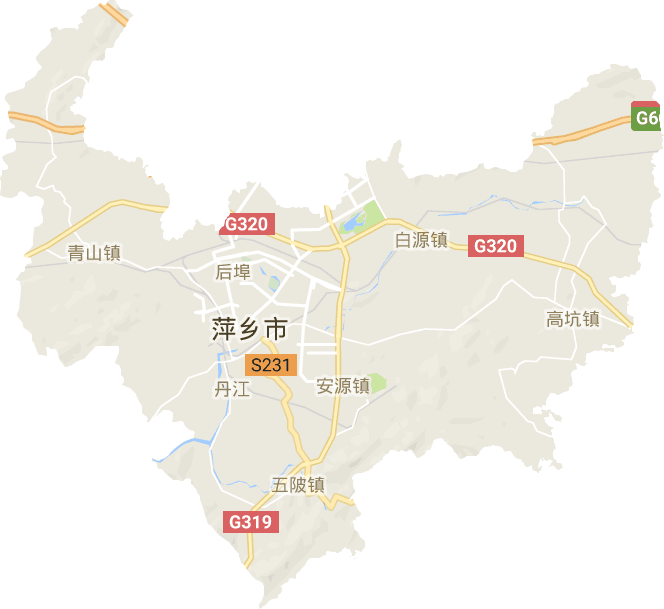 安源区电子地图