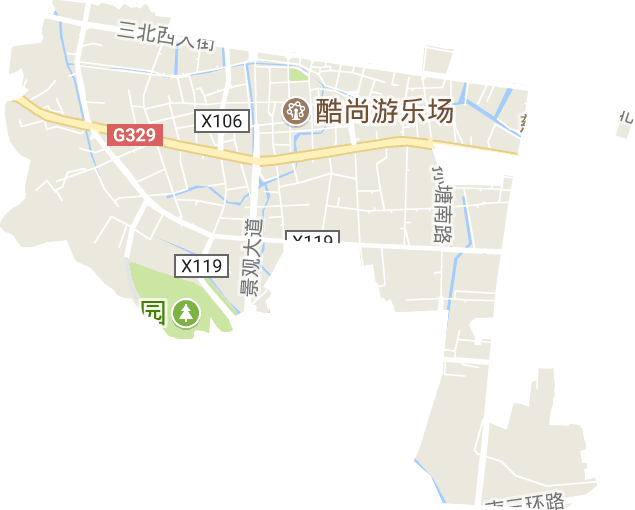 浒山街道电子地图