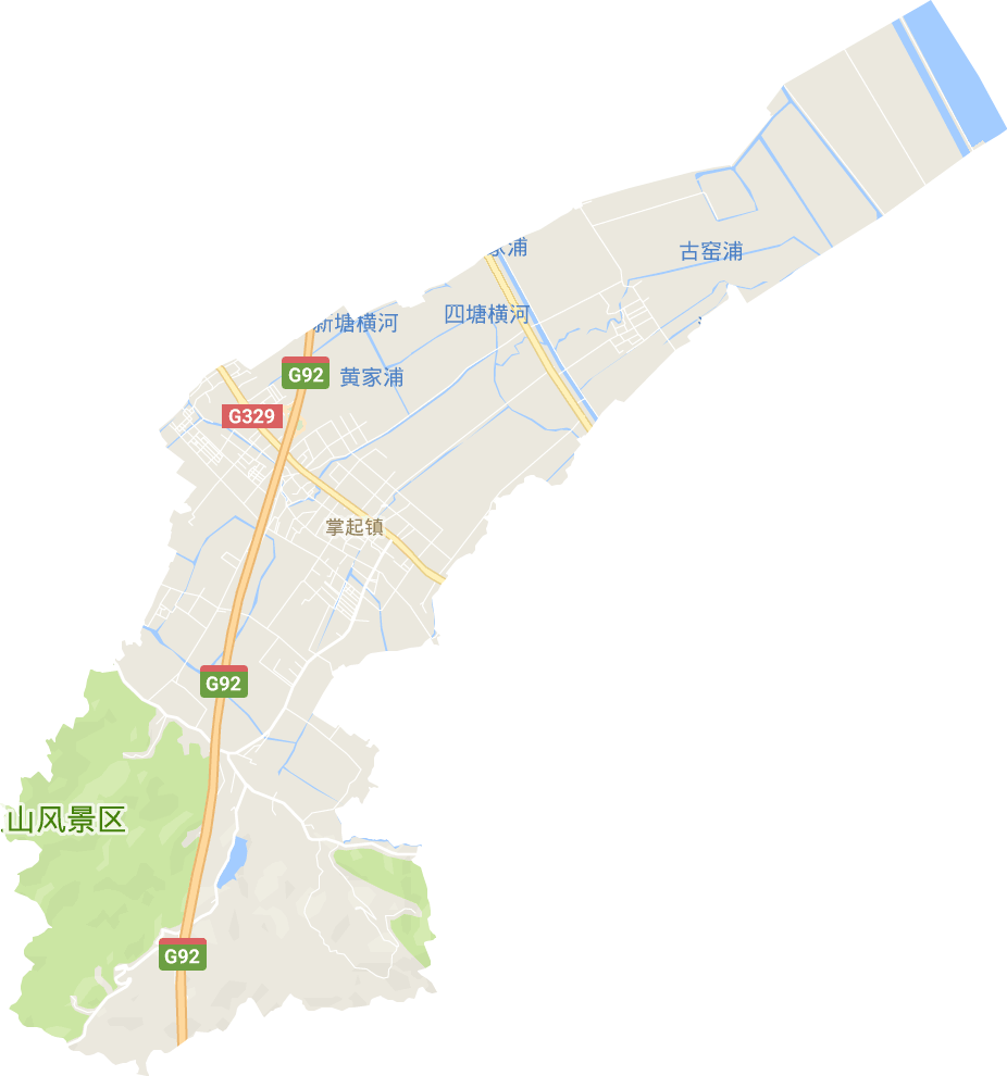 掌起镇电子地图