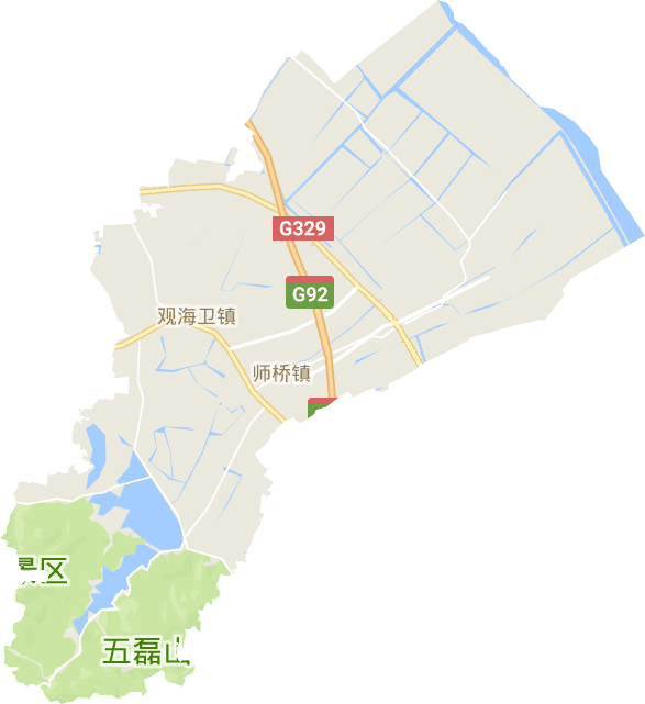 观海卫镇电子地图