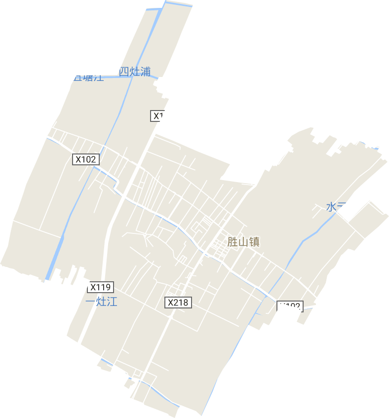 胜山镇电子地图