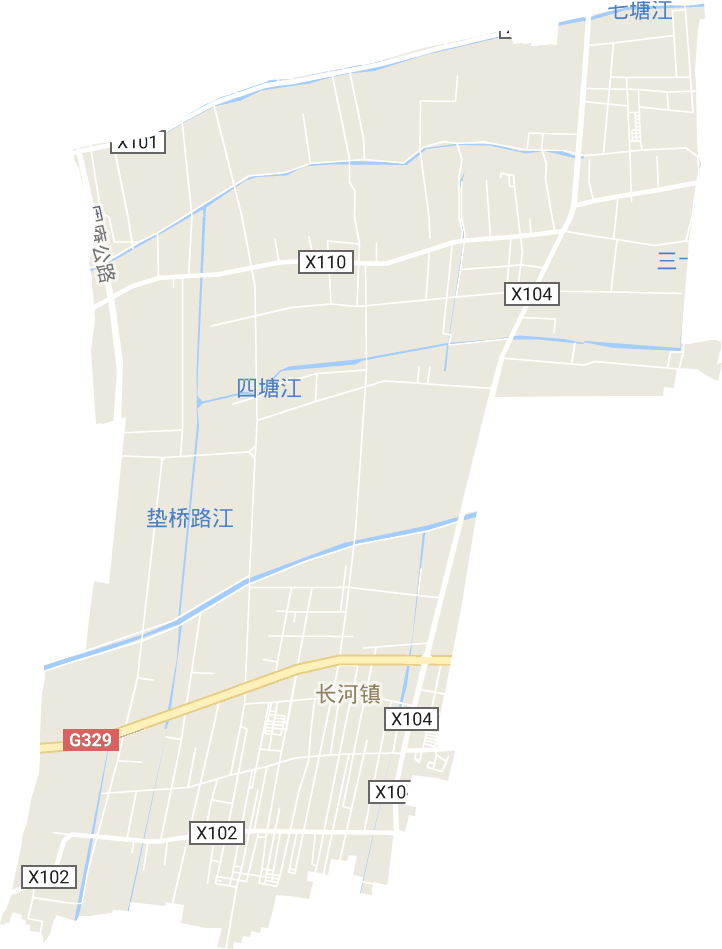 长河镇电子地图