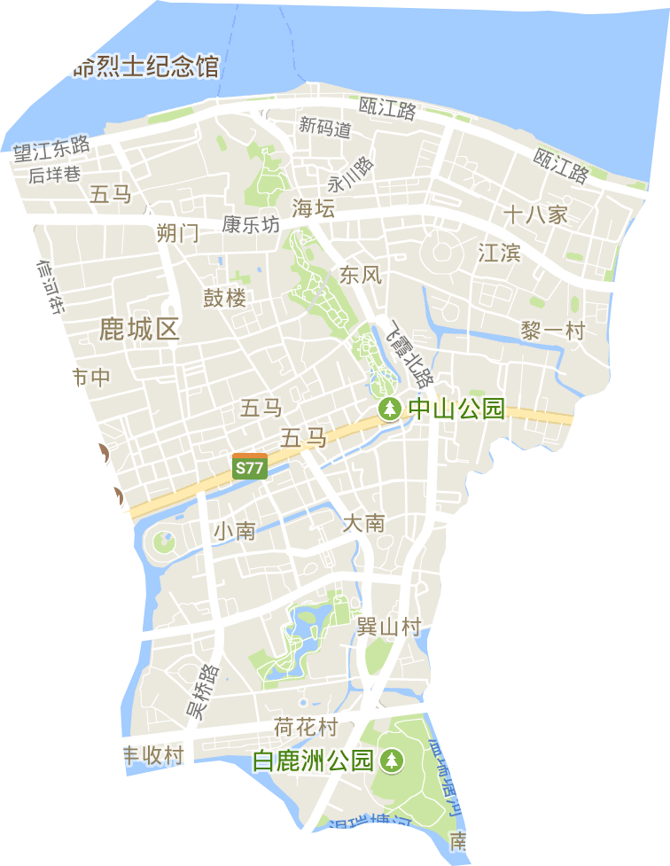 五马街道电子地图