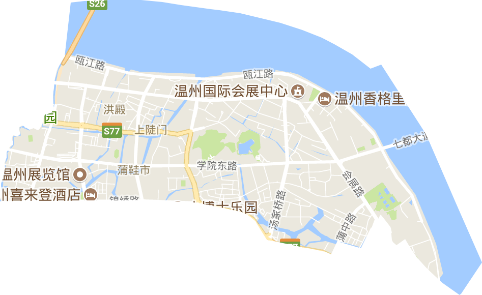 滨江街道电子地图