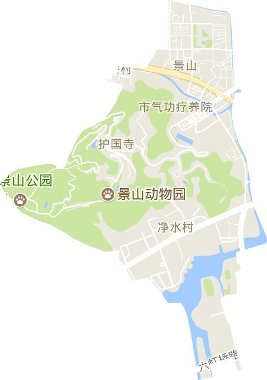 景山街道电子地图