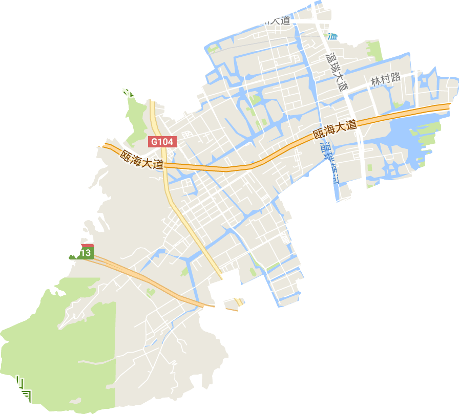 梧田街道电子地图