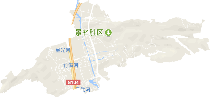 仙岩街道电子地图