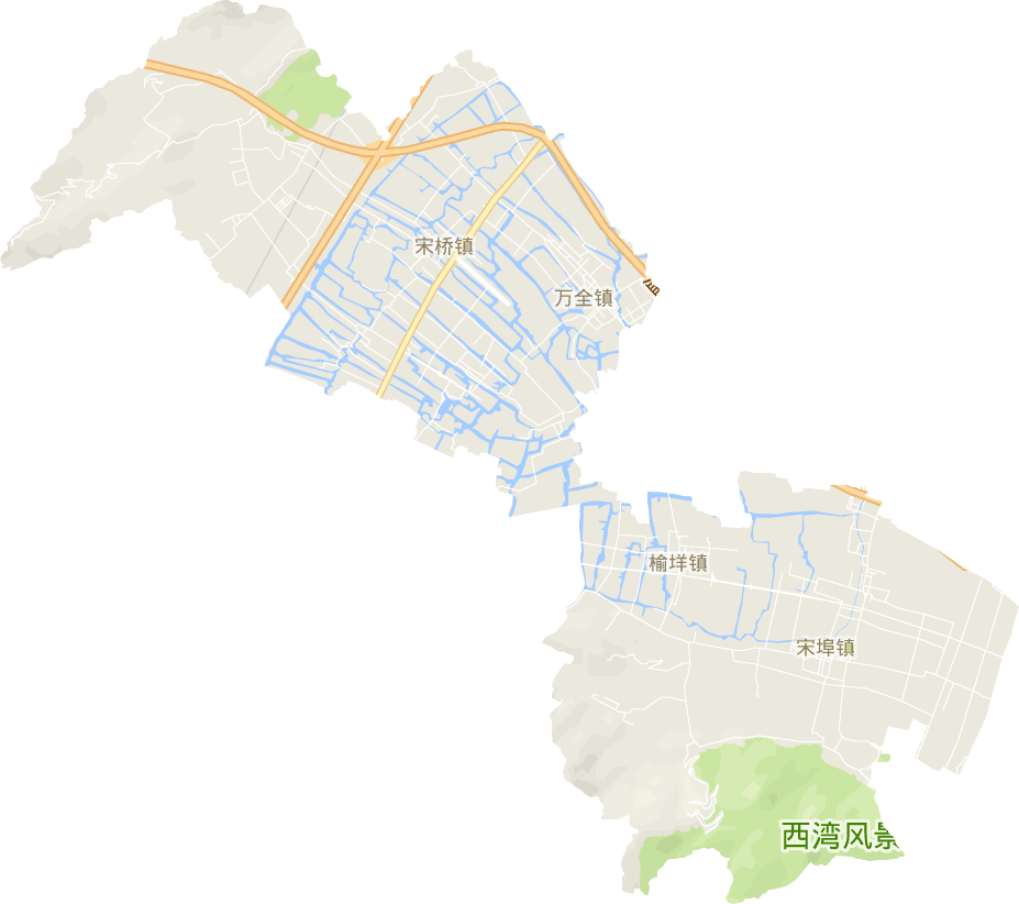 万全镇电子地图
