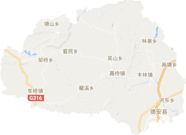 德安县电子地图