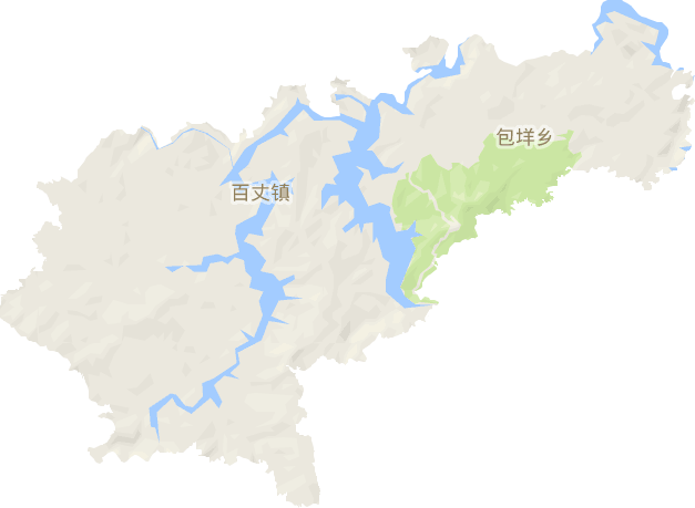 百丈镇电子地图