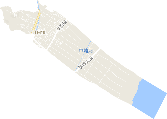 汀田街道电子地图