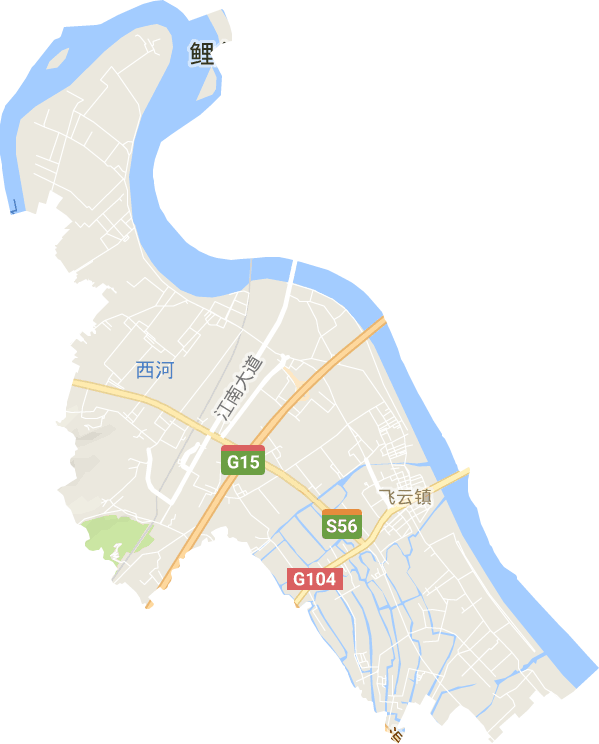 飞云街道电子地图