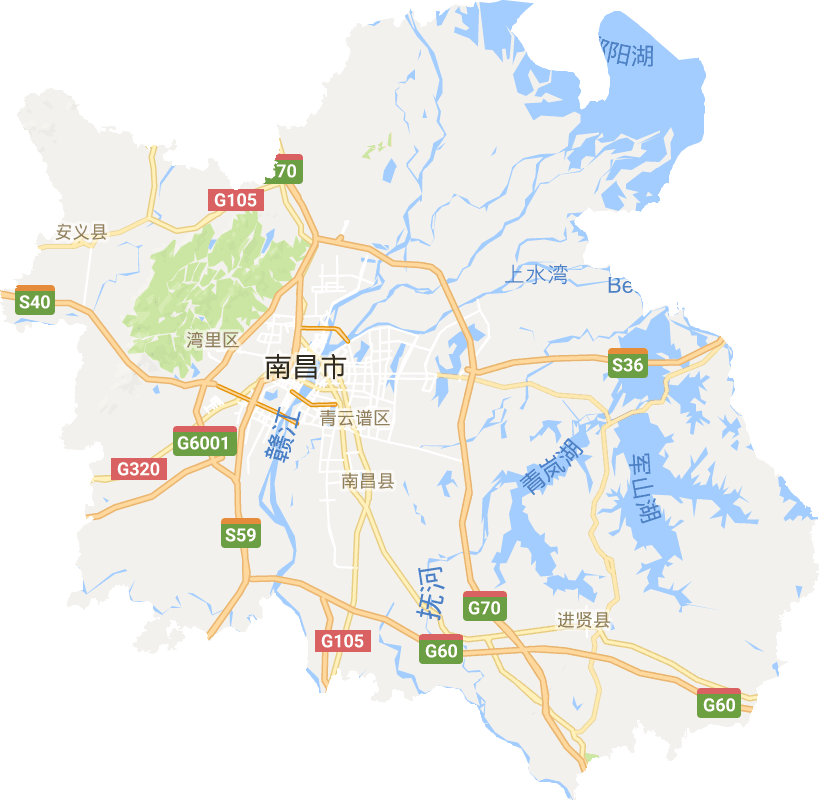 南昌市电子地图