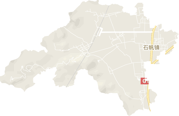 石帆街道电子地图
