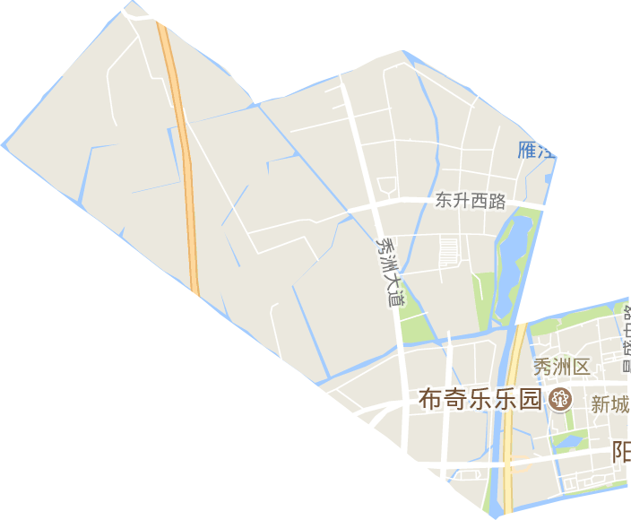 新城街道电子地图