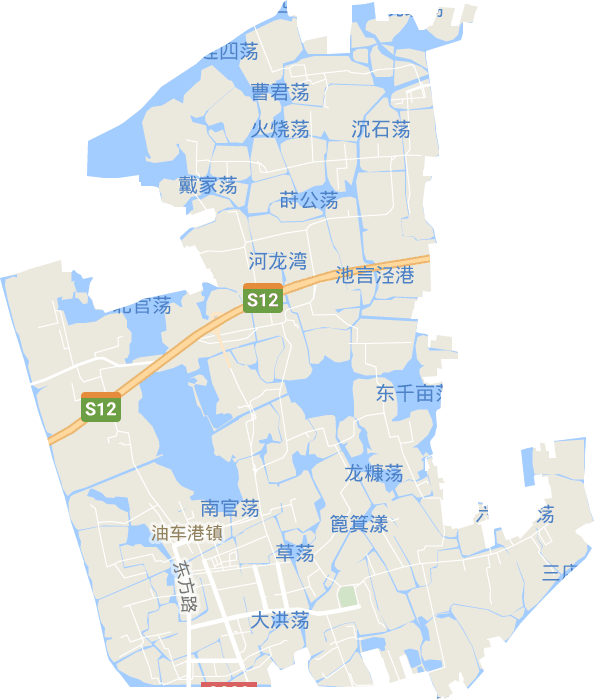 油车港镇电子地图