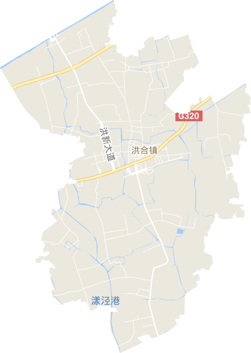 洪合镇电子地图