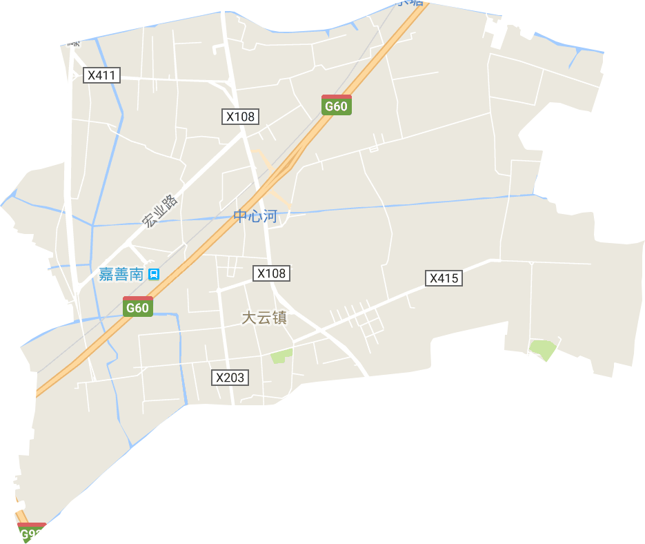 大云镇电子地图