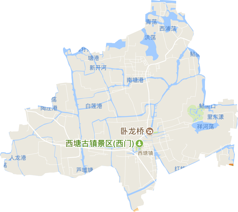 西塘镇电子地图