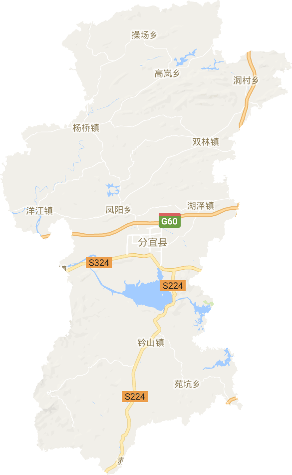 分宜县电子地图