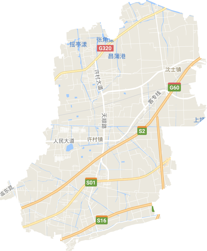 许村镇电子地图