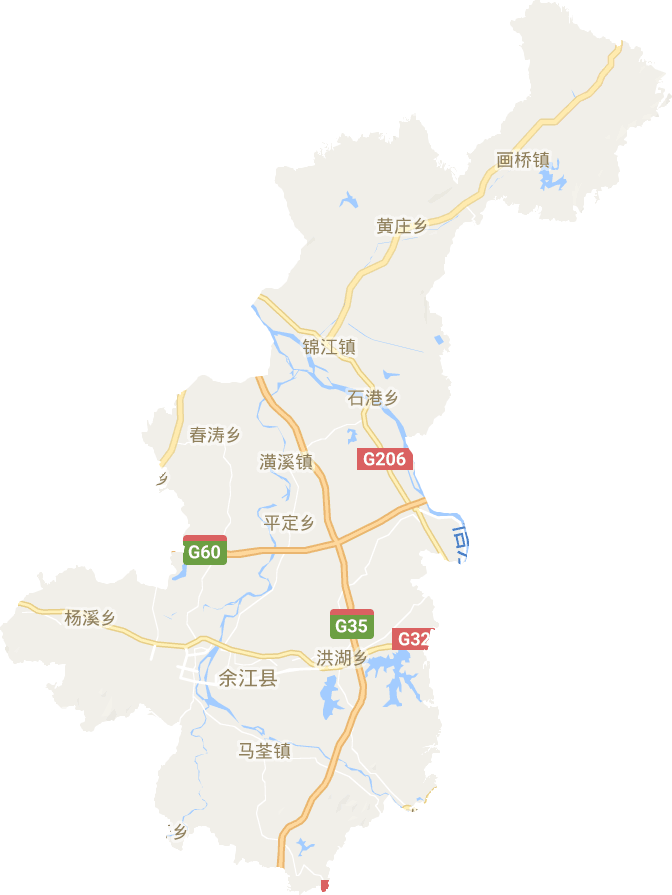 余江区电子地图