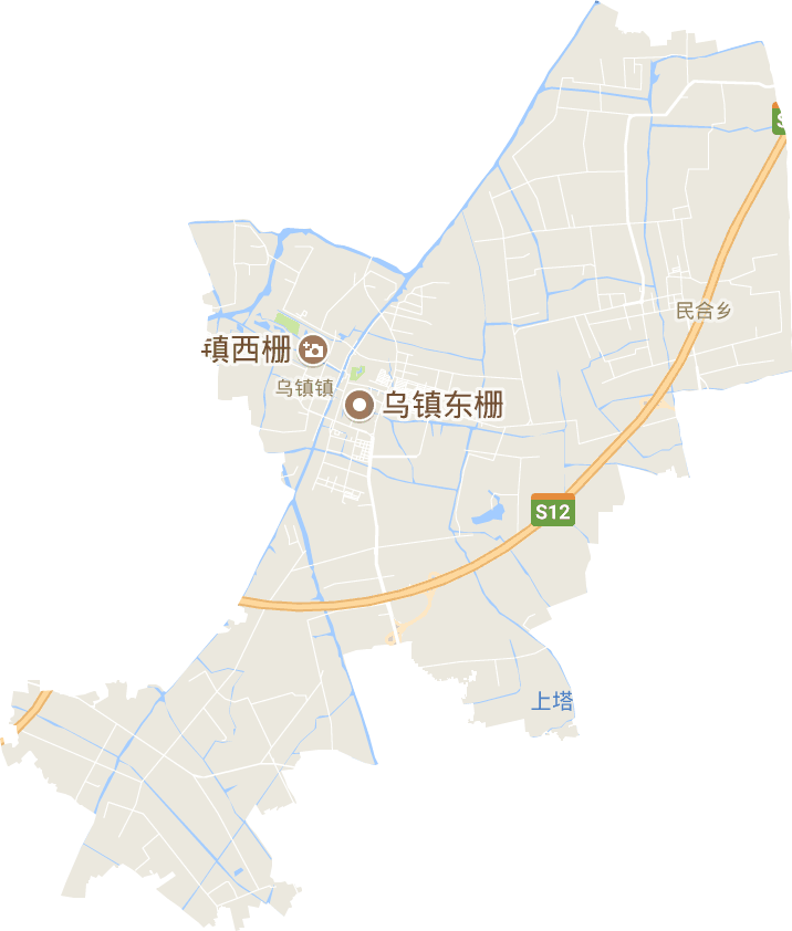 乌镇镇电子地图
