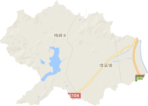 埭溪镇电子地图