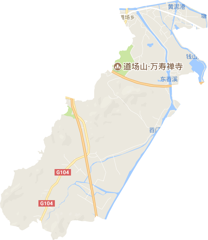 道场乡电子地图