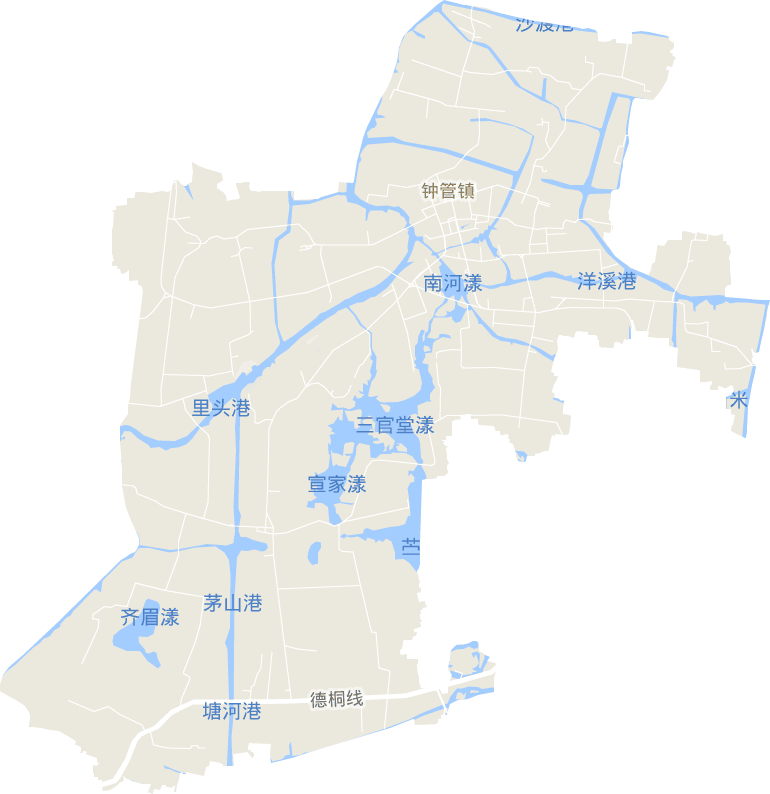 钟管镇电子地图