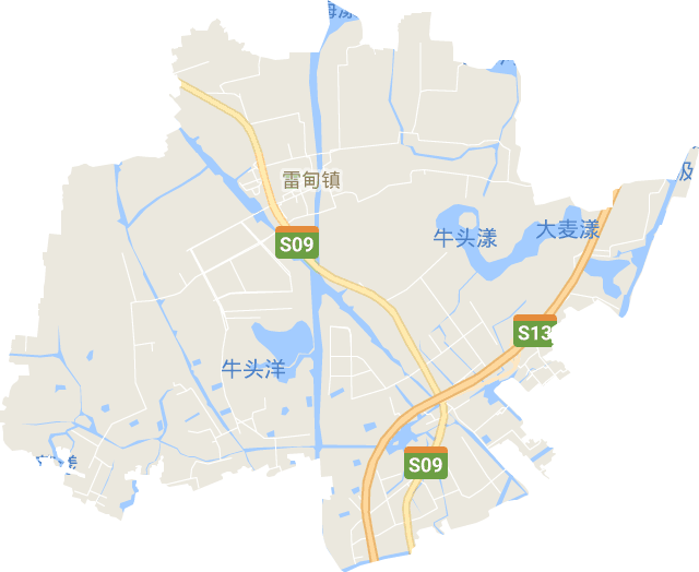 雷甸镇电子地图