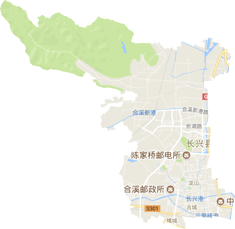 雉城街道电子地图