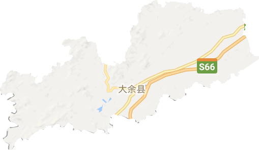 大余县电子地图