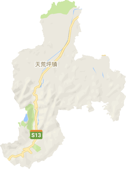 天荒坪镇电子地图