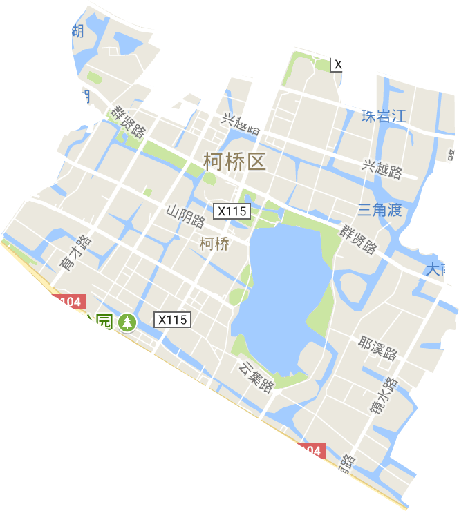 柯桥街道电子地图