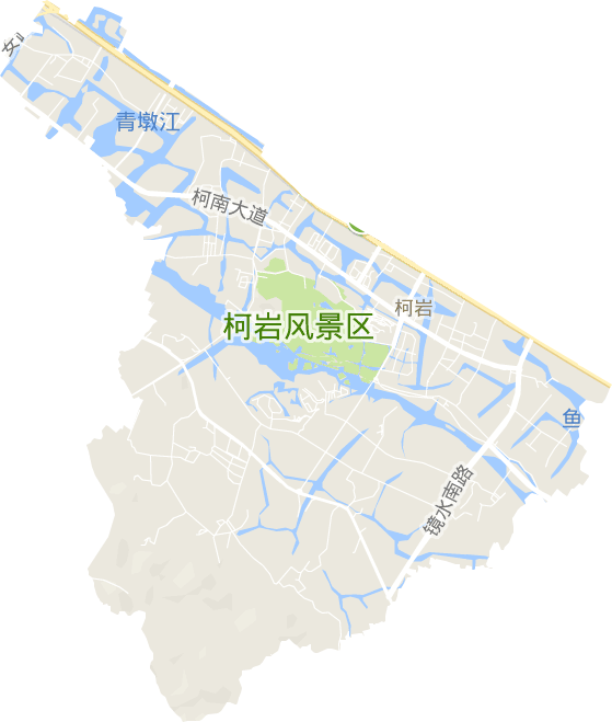 柯岩街道电子地图