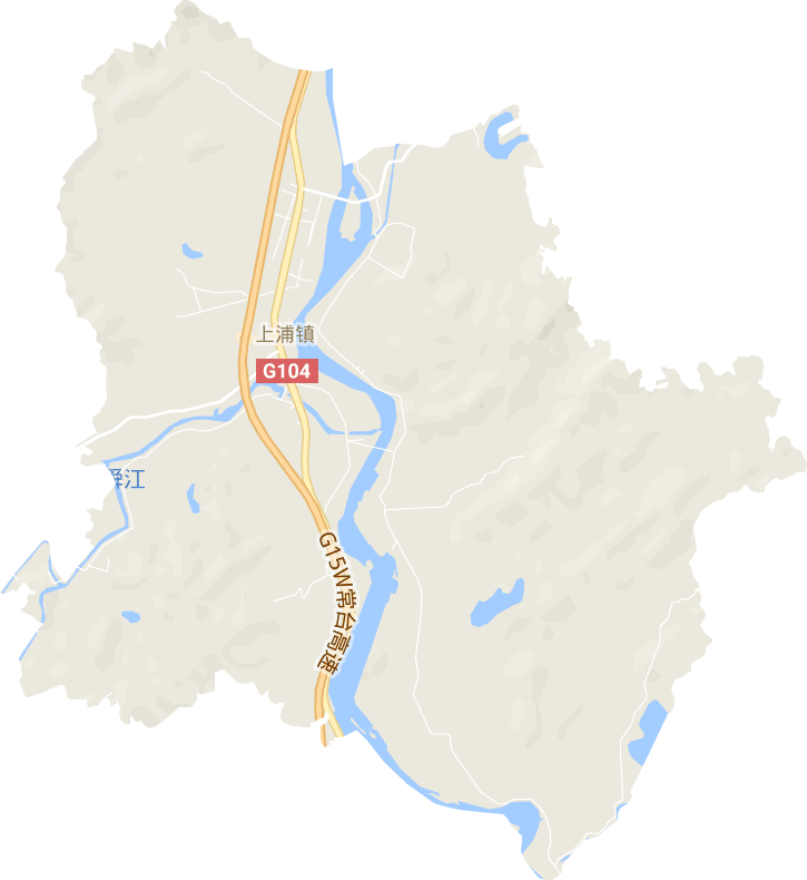 上浦镇电子地图